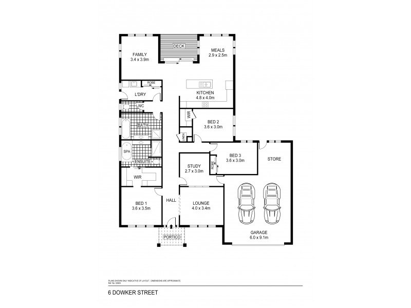 6 Dowker Street, Epsom VIC 3551 Floorplan
