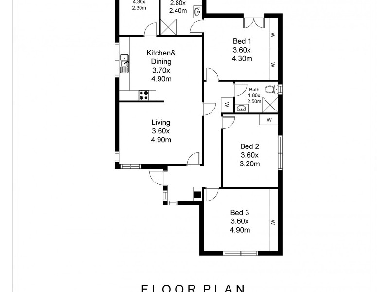 19 Weeroona Avenue, North Bendigo VIC 3550 Floorplan