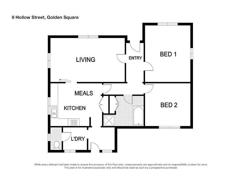 9 Hollow Street, Golden Square VIC 3555 Floorplan