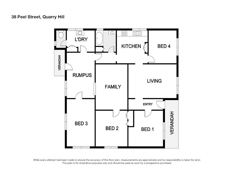 38 Peel Street, Quarry Hill VIC 3550 Floorplan