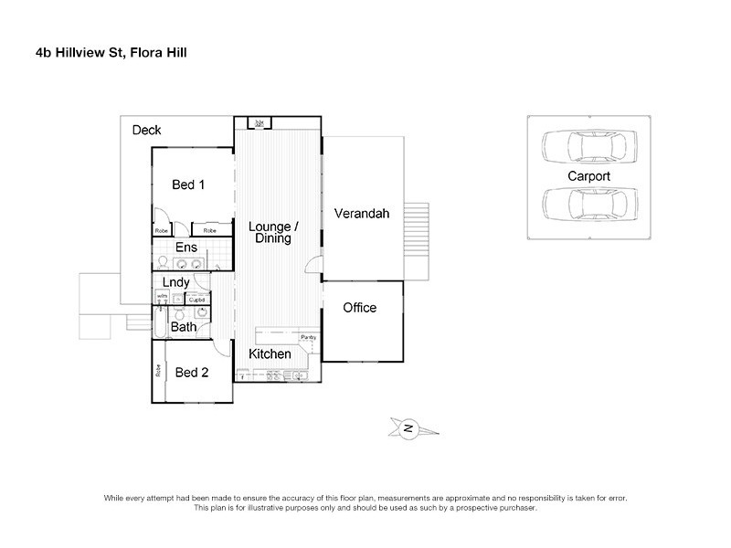4B Hillview St, Flora Hill VIC 3550 Floorplan