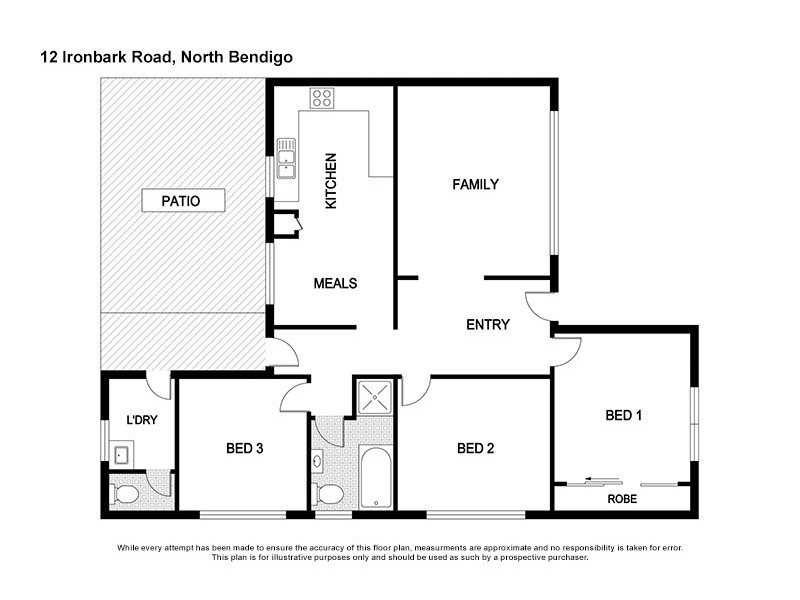 12 Ironbark Road, Bendigo VIC 3550 Floorplan