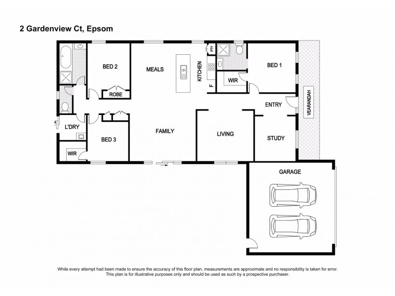 2 Gardenview Ct, Epsom VIC 3551 Floorplan