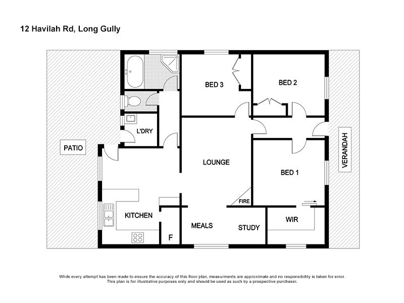 12 Havilah Rd, Long Gully VIC 3550 Floorplan