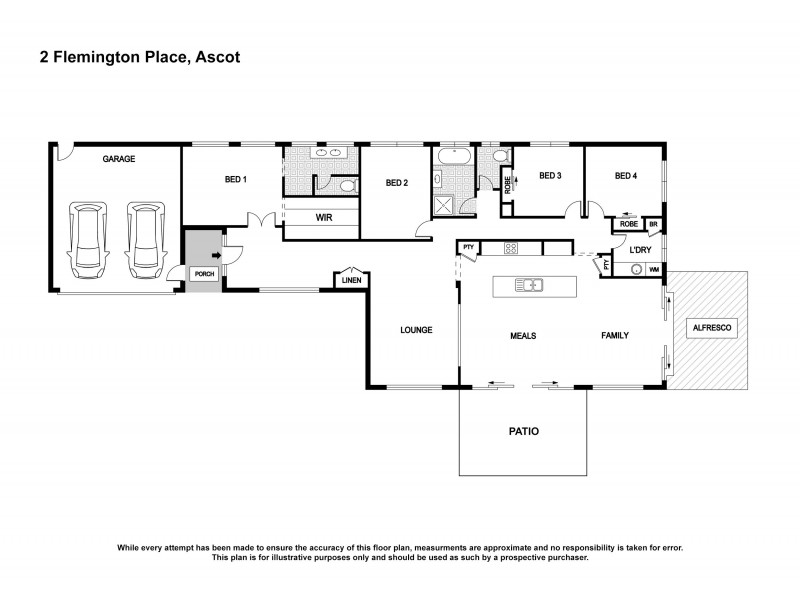2 Flemington Place, Ascot VIC 3551 Floorplan