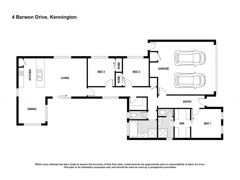 Lot 1/4 Barwon Drive, Kennington VIC 3550 Floorplan
