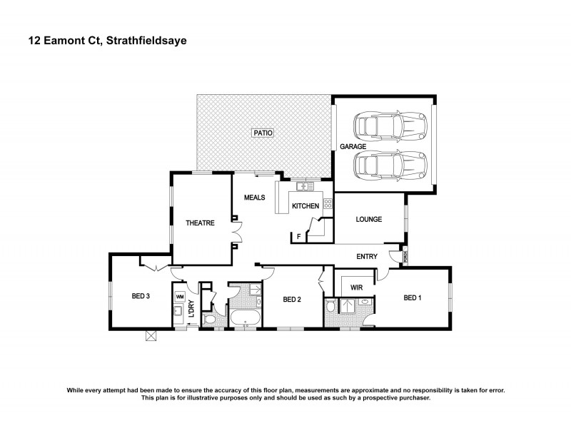 12 Eamont Ct, Strathfieldsaye VIC 3551 Floorplan