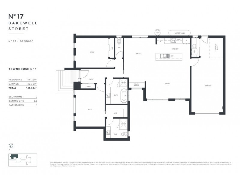 1 and 6 /17 Bakewell Street, North Bendigo VIC 3550 Floorplan