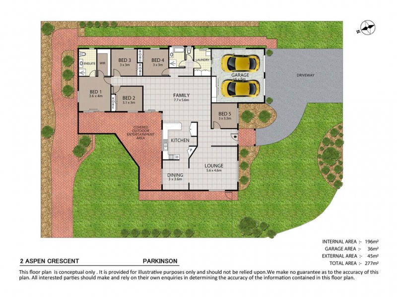 2 Aspen Crescent, Parkinson QLD 4115 Floorplan