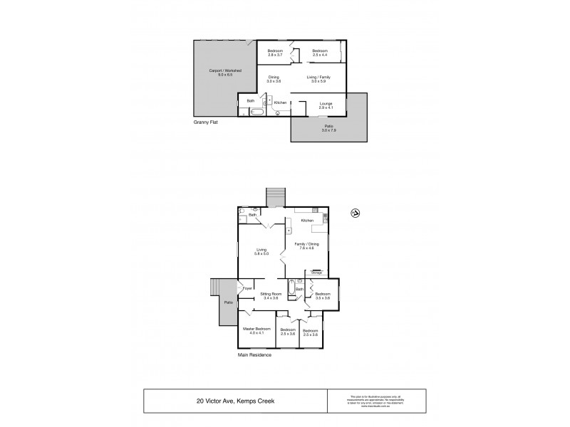 20 Victor Avenue, Kemps Creek NSW 2178 Floorplan