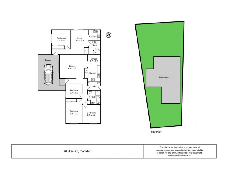 20 Starr Close, Camden NSW 2570 Floorplan