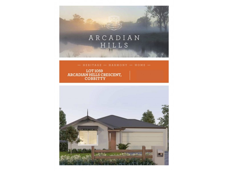 Lot 1059 10 Arcadian Hills Crescent, Cobbitty NSW 2570