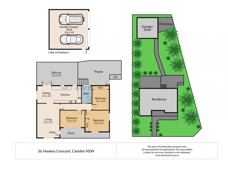 36 Hawkey Cres, Camden NSW 2570 Floorplan