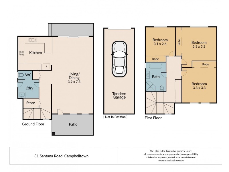31 Santana Road, Campbelltown NSW 2560 Floorplan