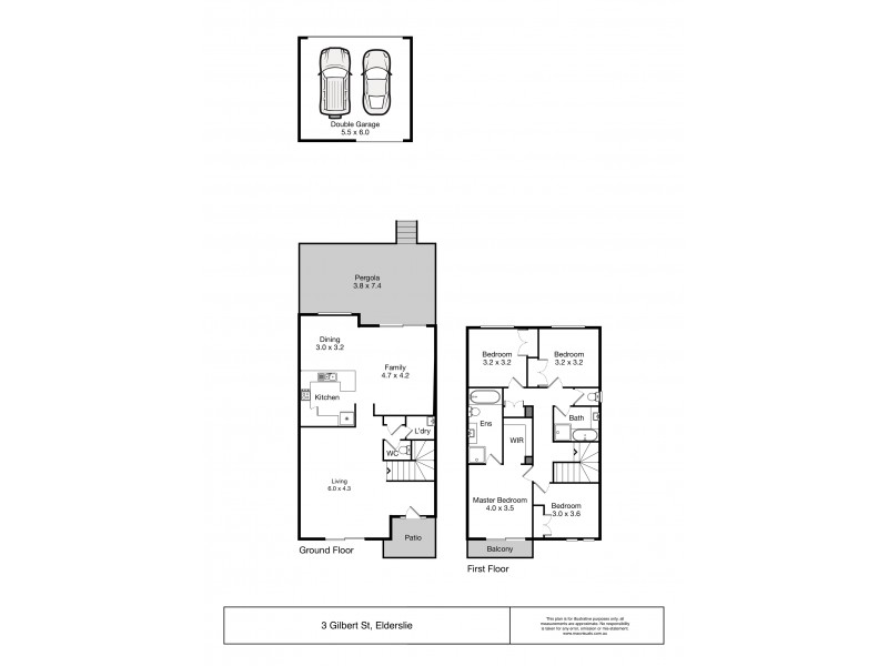 3 Gilbert St, Elderslie NSW 2570 Floorplan