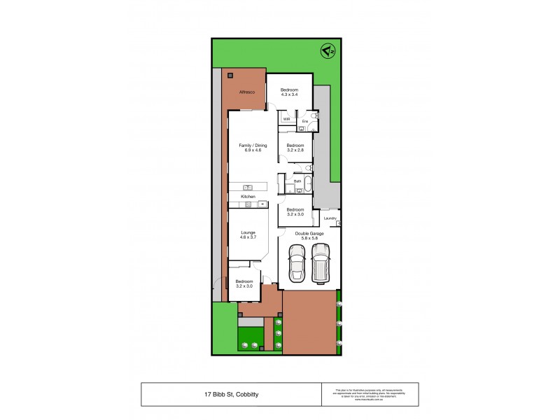 17 Bibb Avenue, Cobbitty NSW 2570 Floorplan