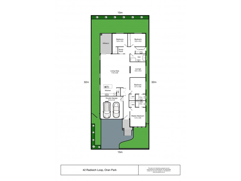 42 Radisich Loop, Oran Park NSW 2570 Floorplan