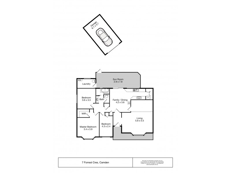 7 Forrest Crescent, Camden NSW 2570 Floorplan