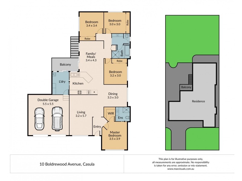 10 Boldrewood Ave, Casula NSW 2170 Floorplan