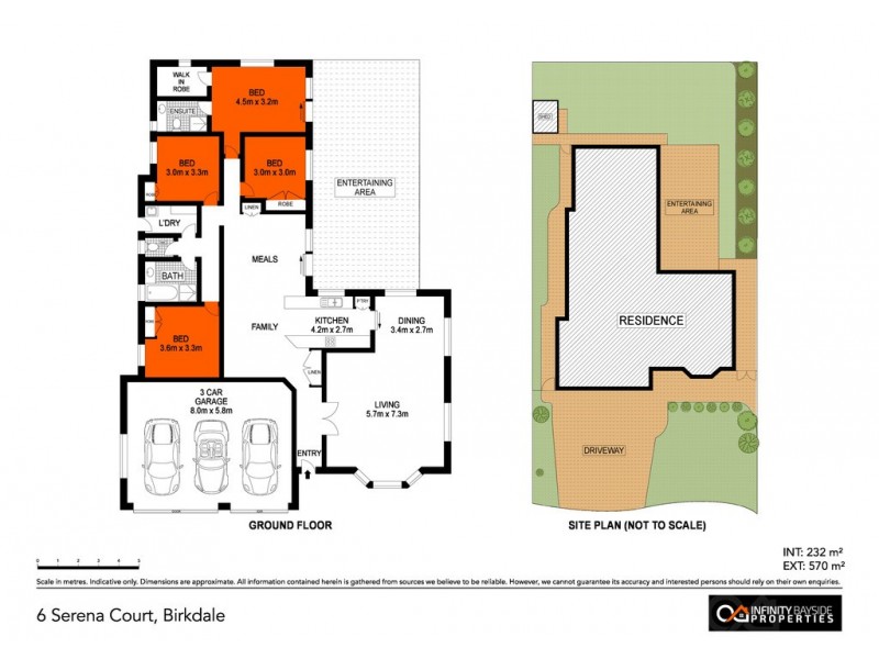 6 SERENA COURT, Birkdale QLD 4159 Floorplan