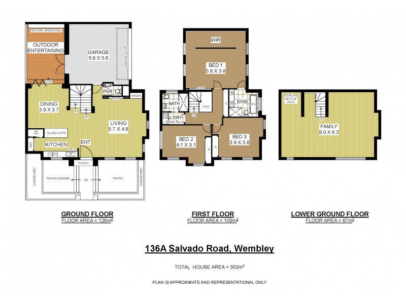 136A Salvado Road, Wembley WA 6014 Floorplan