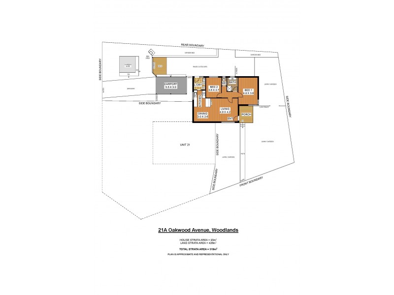 21a Oakwood Avenue, Woodlands WA 6018 Floorplan