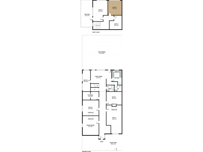 Suite 6, 28 Outram Street, West Perth WA 6005 Floorplan