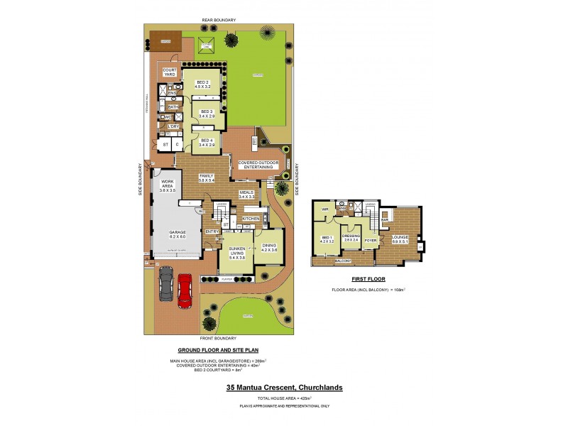 35 Mantua Crescent, Churchlands WA 6018 Floorplan