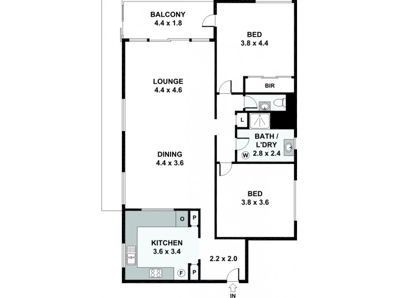 71/48 Mount Street, West Perth WA 6005 Floorplan