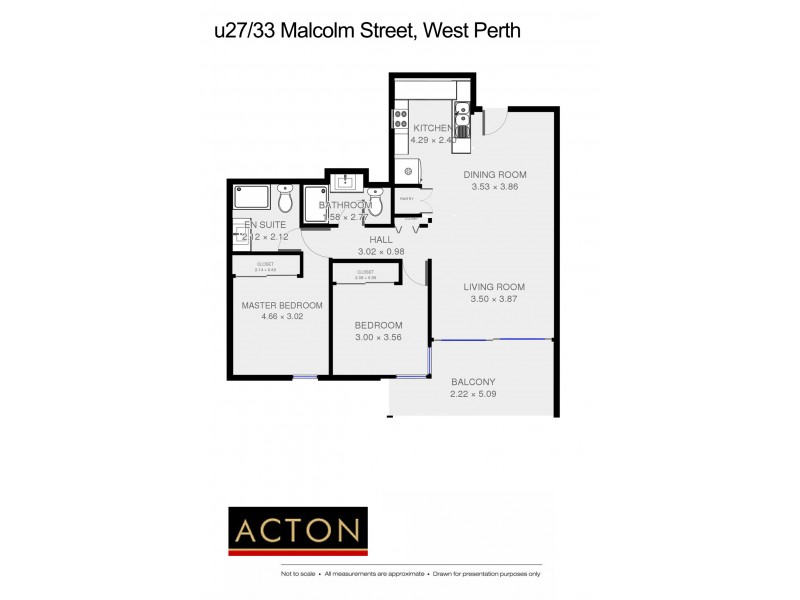 27/33 Malcolm Street, West Perth WA 6005 Floorplan