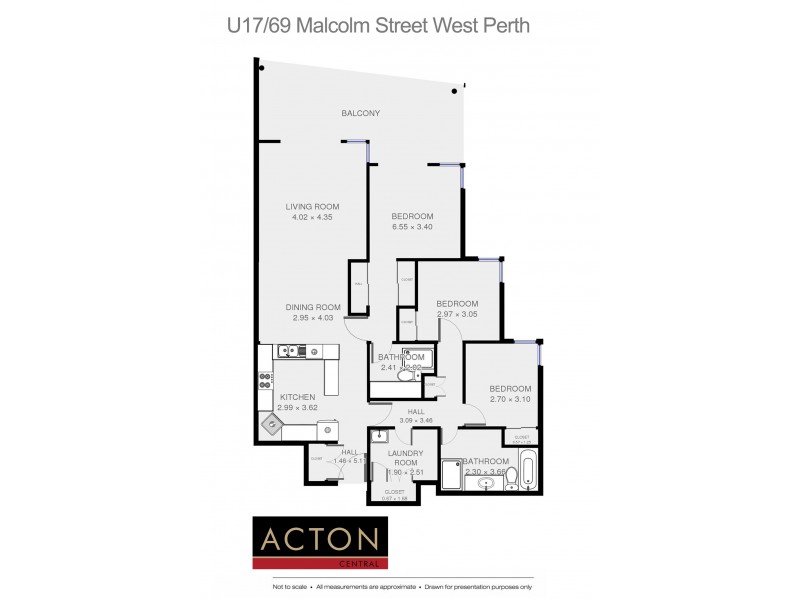 17/69 Malcolm Street, West Perth WA 6005 Floorplan