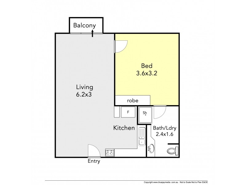 9/3 Bowman Street, South Perth WA 6151 Floorplan