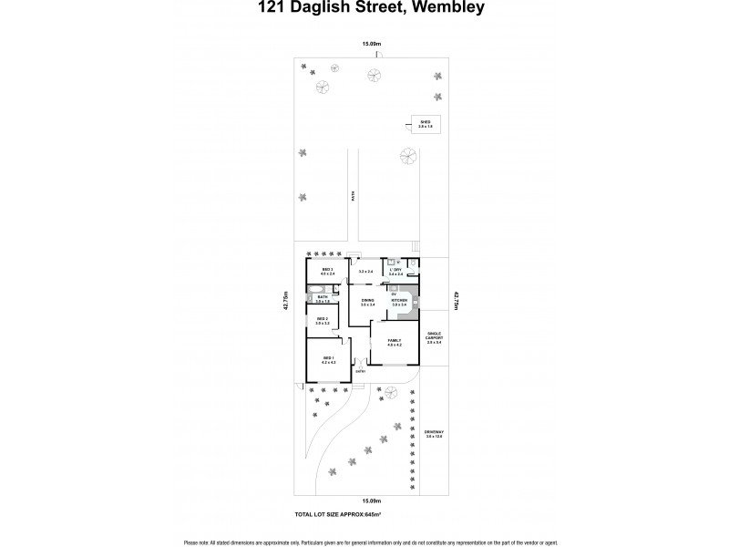 121 Daglish Street, Wembley WA 6014 Floorplan