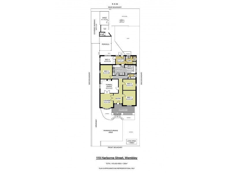 119 Harborne Street, Wembley WA 6014 Floorplan