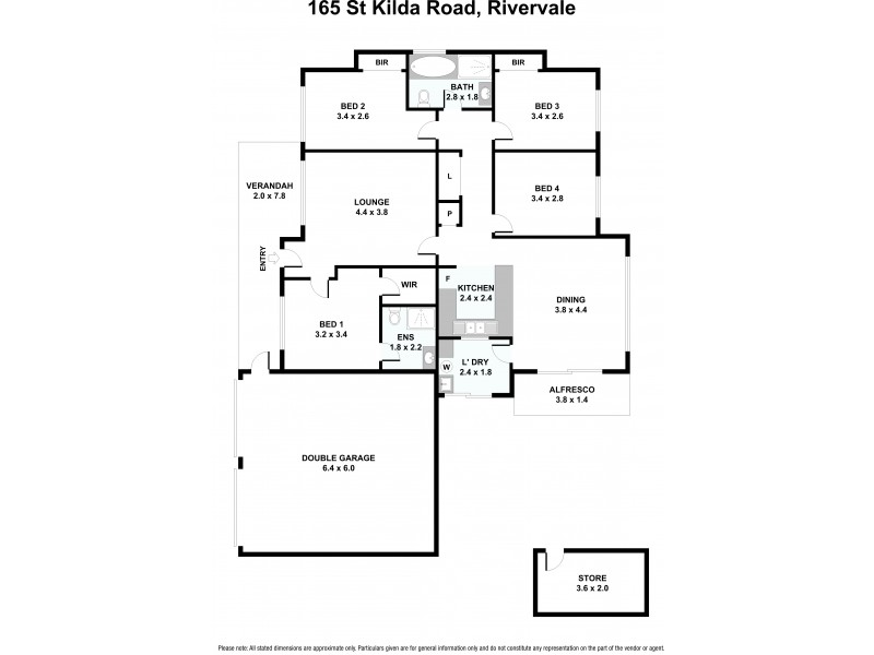 165 St Kilda Road, Rivervale WA 6103 Floorplan