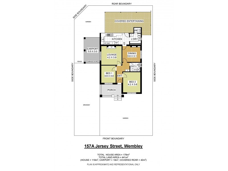 157A Jersey Street, Wembley WA 6014 Floorplan