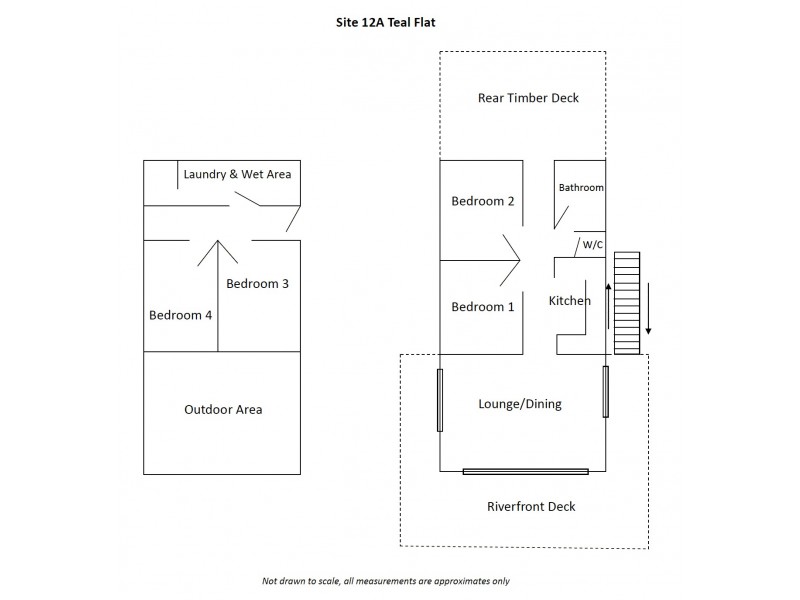 Site 12A Teal Flat Holiday Homes Assoc. Inc., Teal Flat SA 5238 Floorplan