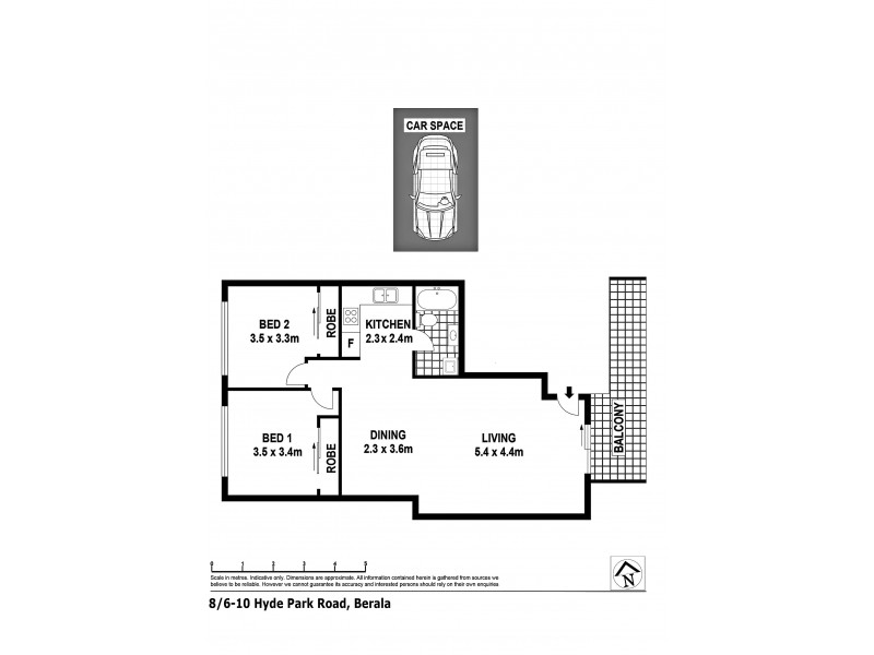 8/6-10 HYDE PARK, Berala NSW 2141 Floorplan