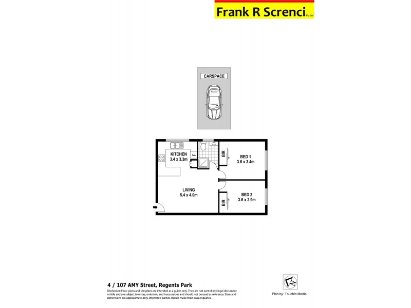 4 / 107 AMY STREET, Regents Park NSW 2143 Floorplan