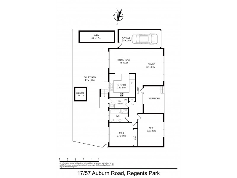 17 / 57 AUBURN ROAD, Regents Park NSW 2143 Floorplan
