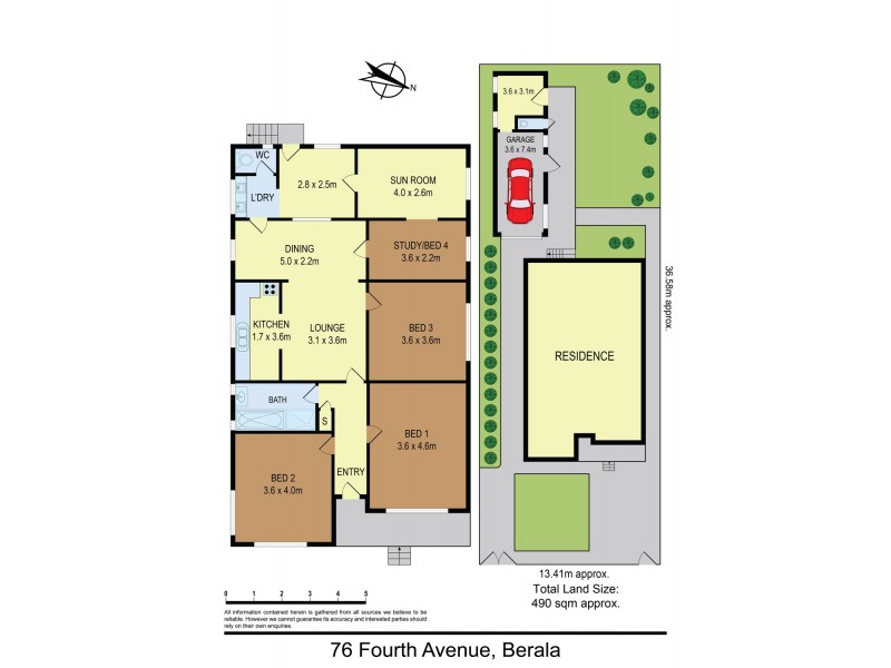 76 FOURTH AVENUE, Berala NSW 2141 Floorplan