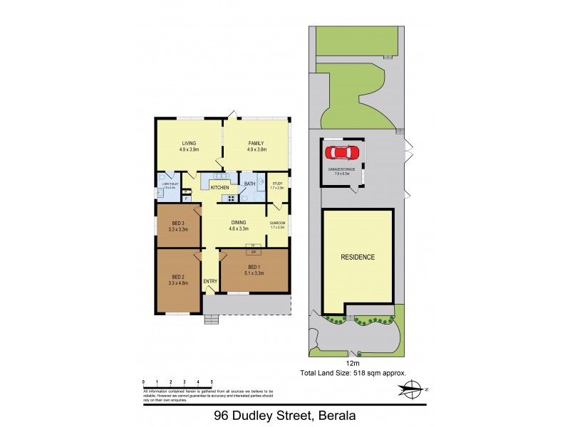 96 DUDLEY STREET, Berala NSW 2141 Floorplan