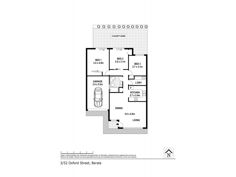3 / 52 OXFORD STREET, Berala NSW 2141 Floorplan