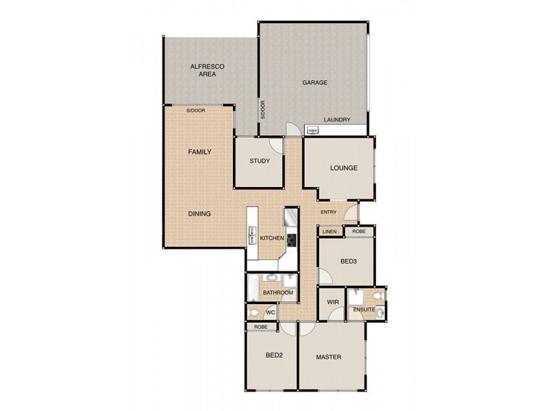 Unit 1, 1 Lloyd street, Caboolture QLD 4510 Floorplan