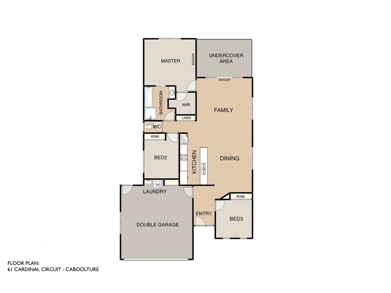 61 Cardinal Circuit, Caboolture QLD 4510 Floorplan