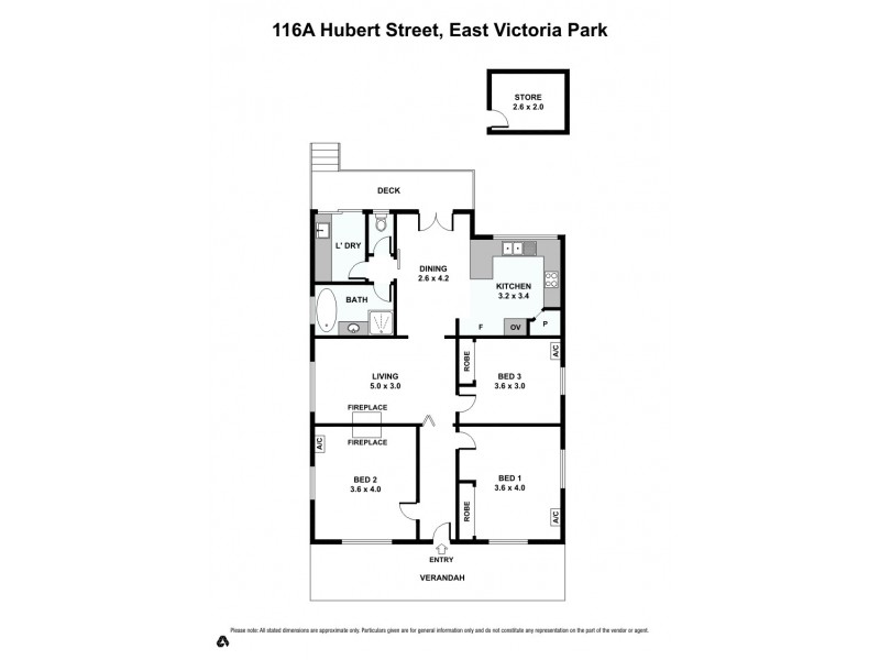 116A Hubert Street, East Victoria Park WA 6101 Floorplan