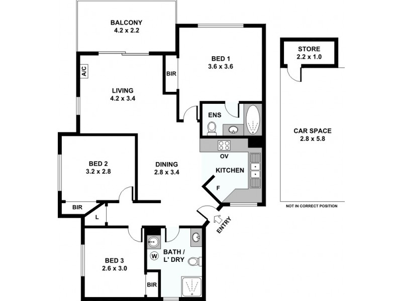 401 /  7-11 Heirisson Way, Victoria Park WA 6100 Floorplan