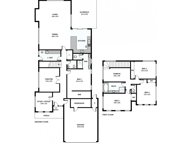 43 Gwenyfred Road, Kensington WA 6151 Floorplan