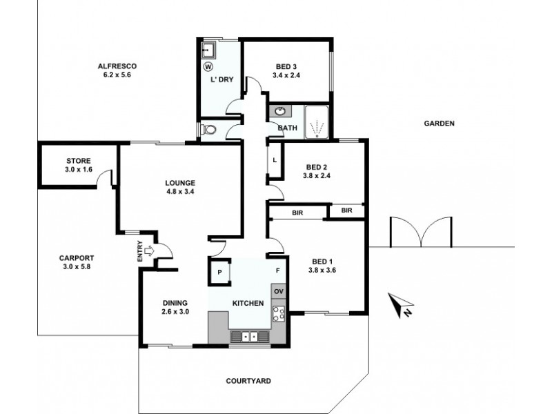 1/26 Jupiter Street, Carlisle WA 6101 Floorplan