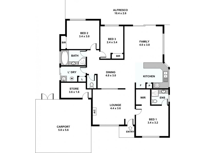 19 Petrel Close, Wilson WA 6107 Floorplan
